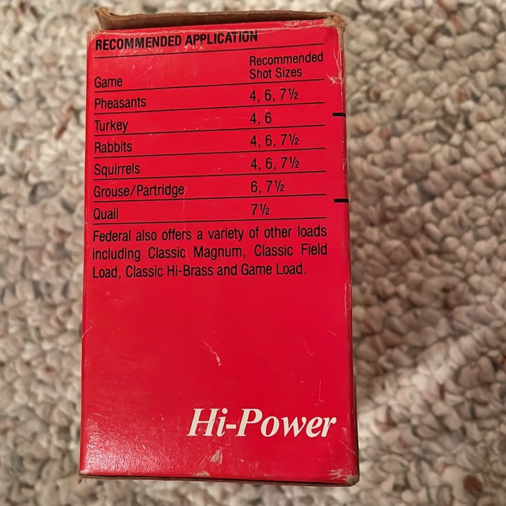 Vintage Federal Hi-Power Shot Shell Box - Picture 5 of 7